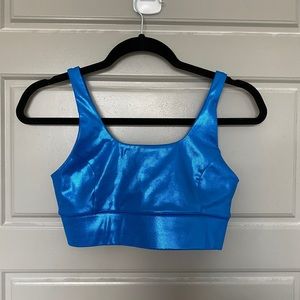 COPY - IVL Collective - Sports Bra - Metallic Blue Size 4